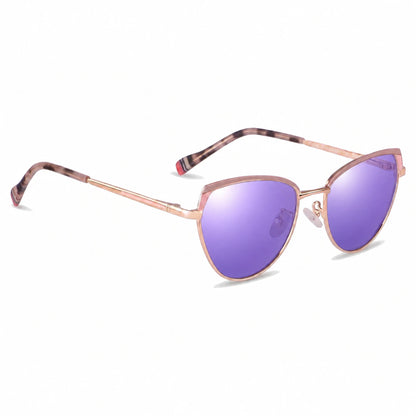 Fiore 3983 cat eye sunglasses, pink steel frame · ReFramed, photo 34 of 35 | Polarized UV400