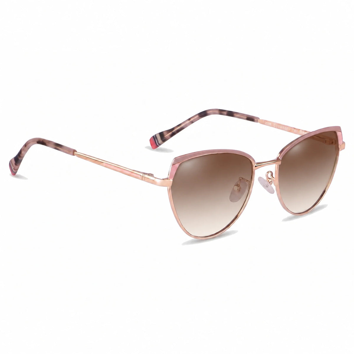 Fiore 3983 cat eye sunglasses, pink steel frame · ReFramed, photo 23 of 35 | Polarized UV400