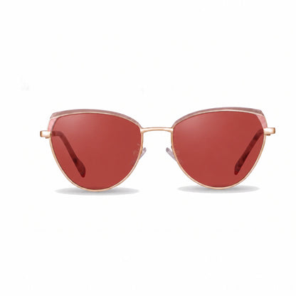 Fiore 3983 cat eye sunglasses, pink steel frame · ReFramed, photo 16 of 35 | Polarized UV400