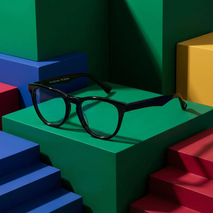 Fiore 4488 cat-eye acetate reading glasses, black frame · ReFramed, photo 14 of 70