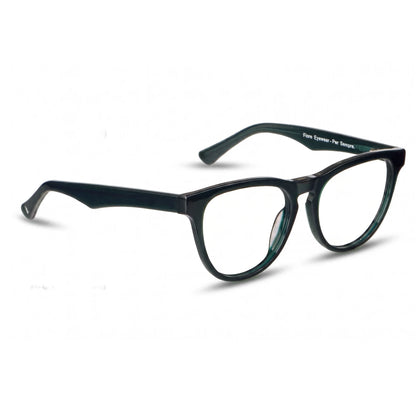 Fiore 4488 eyeglasses in green – three-quarter view