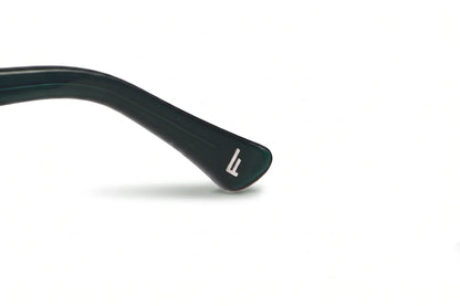 Fiore 4488 eyeglasses in green – temple logo detail