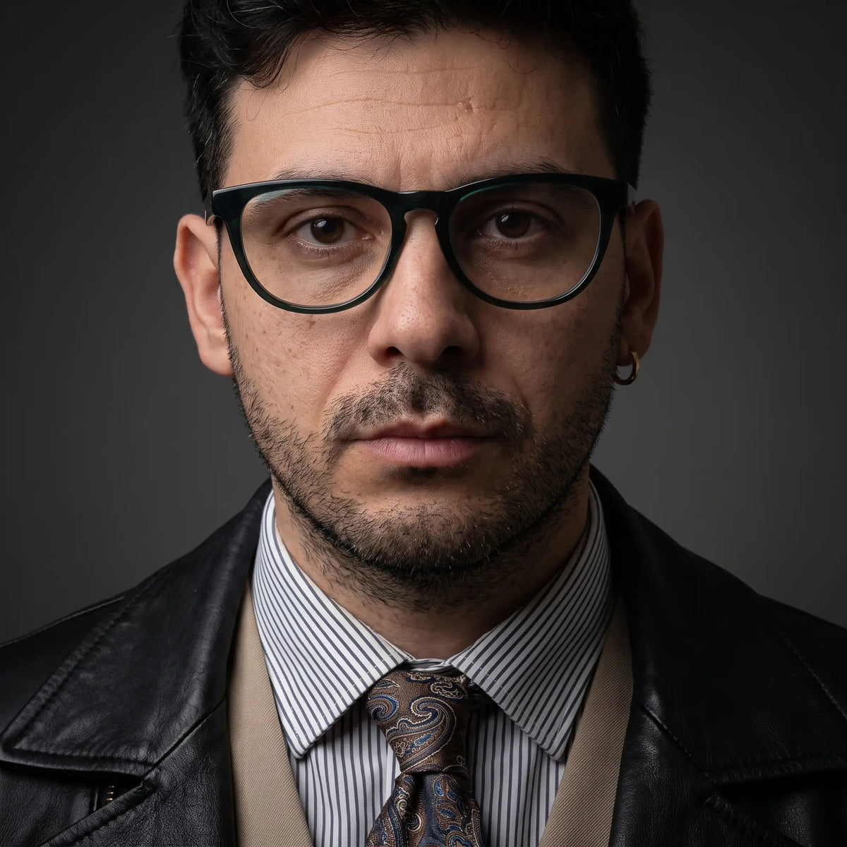 Fiore 4488 cat-eye acetate reading glasses, green frame · ReFramed, photo 65 of 70