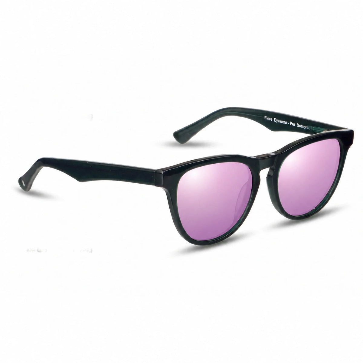 Fiore 4488 cat eye sunglasses, green bio-acetate frame · ReFramed, photo 32 of 36