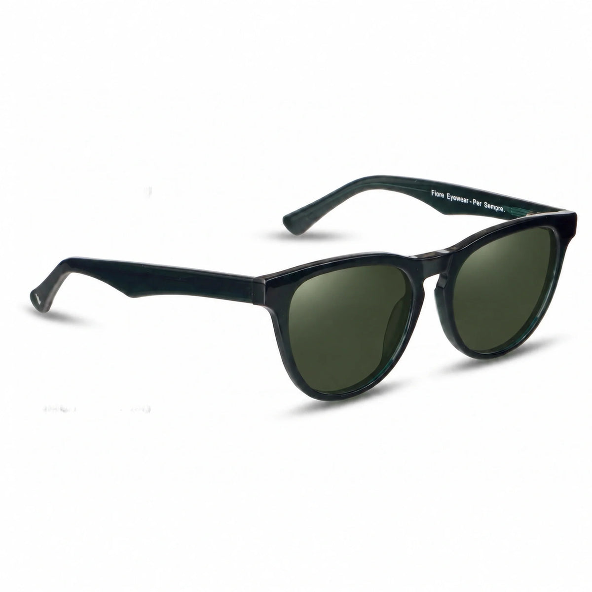 Fiore 4488 cat eye sunglasses, green bio-acetate frame · ReFramed, photo 8 of 36