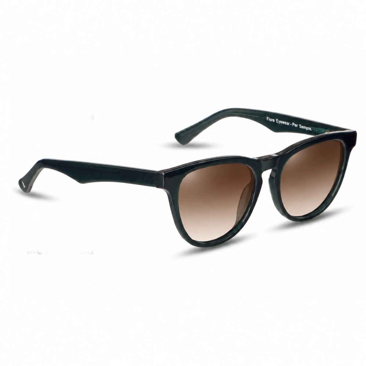 Fiore 4488 cat eye sunglasses, green bio-acetate frame · ReFramed, photo 23 of 36
