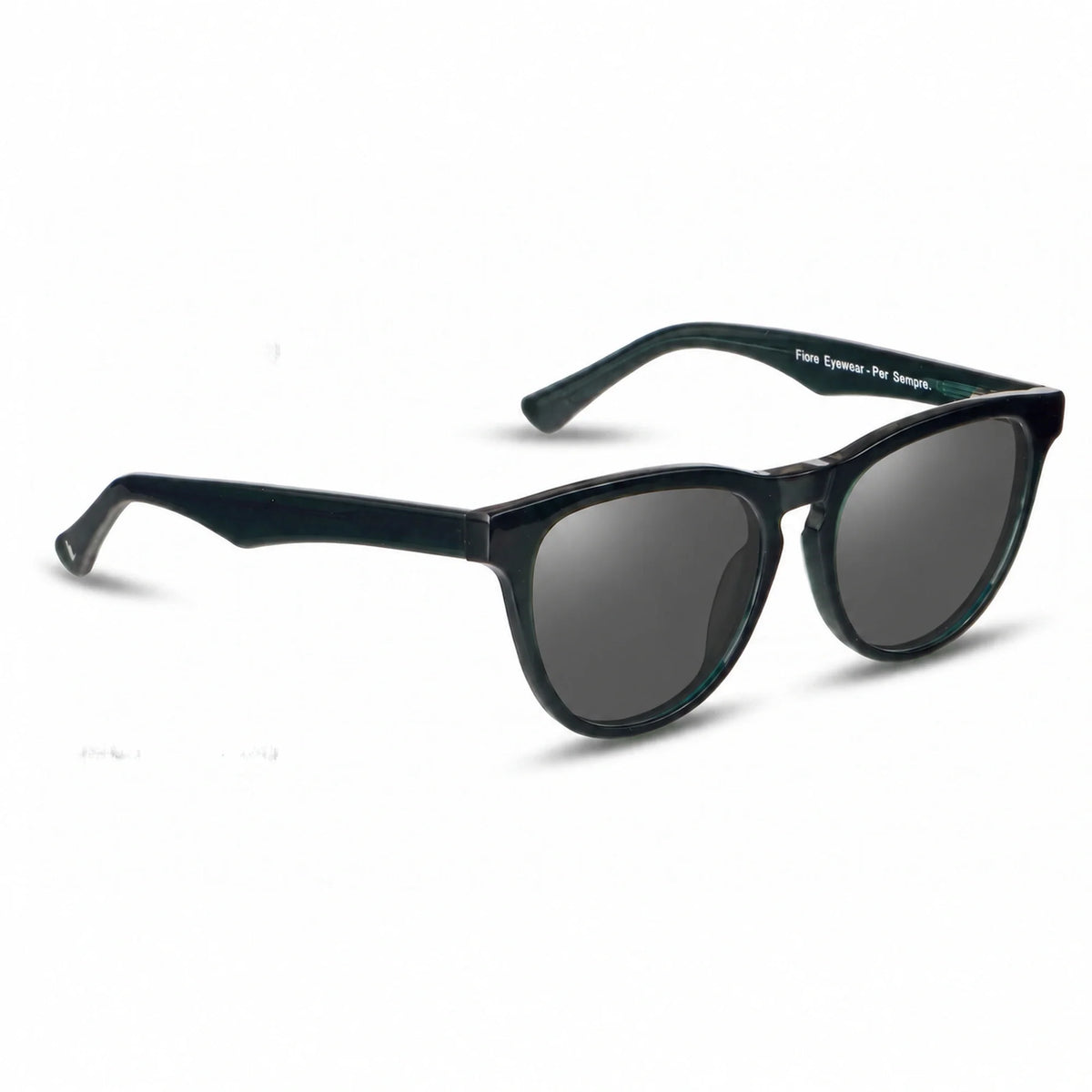 Fiore 4488 cat eye sunglasses, green bio-acetate frame · ReFramed, photo 2 of 36