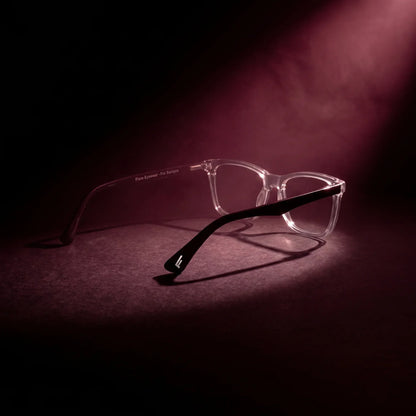 Fiore 5228 wayfarer acetate reading glasses, transparent frame · ReFramed, photo 38 of 100