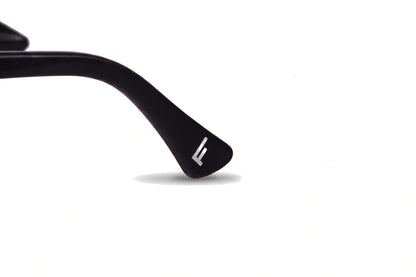 Fiore 5228 eyeglasses in transparent – temple logo detail