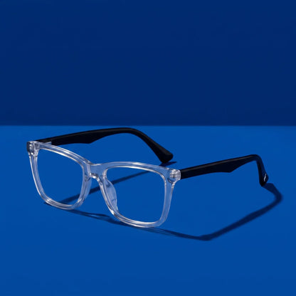 Fiore 5228 wayfarer acetate reading glasses, transparent frame · ReFramed, photo 32 of 100