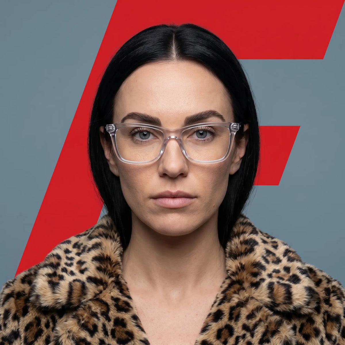 Fiore 5228 wayfarer acetate reading glasses, transparent frame · ReFramed, photo 50 of 100