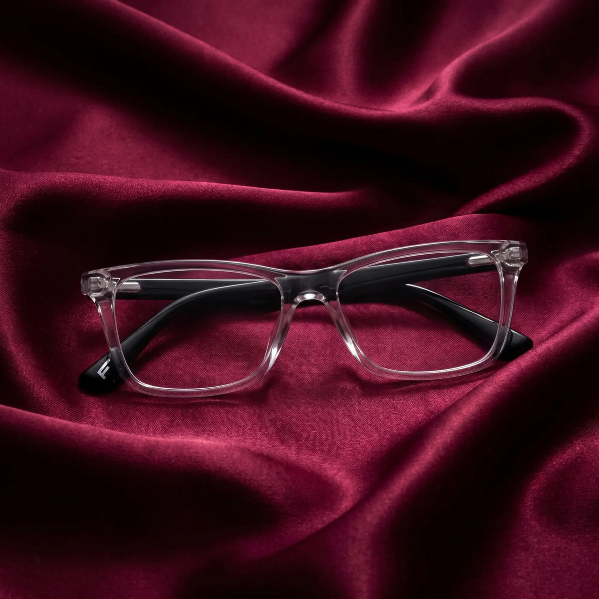 Fiore 5228 wayfarer acetate reading glasses, transparent frame · ReFramed, photo 36 of 100