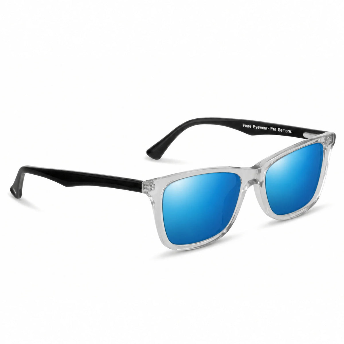Fiore 5228 wayfarer-style sunglasses, clear bio-acetate frame · ReFramed, photo 26 of 36
