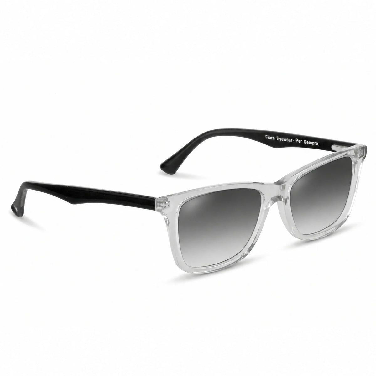 Fiore 5228 wayfarer-style sunglasses, clear bio-acetate frame · ReFramed, photo 20 of 36