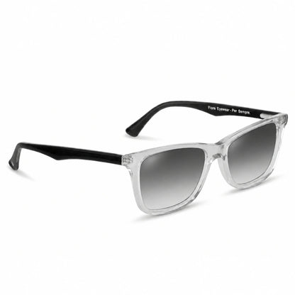 Fiore 5228 wayfarer-style sunglasses, clear bio-acetate frame · ReFramed, photo 20 of 36