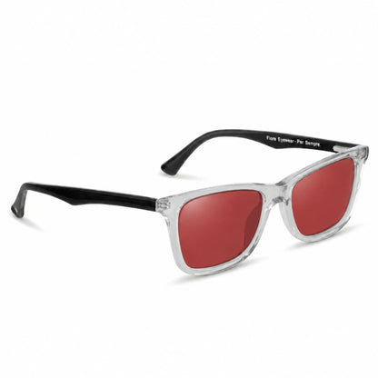 Fiore 5228 wayfarer-style sunglasses, clear bio-acetate frame · ReFramed, photo 17 of 36