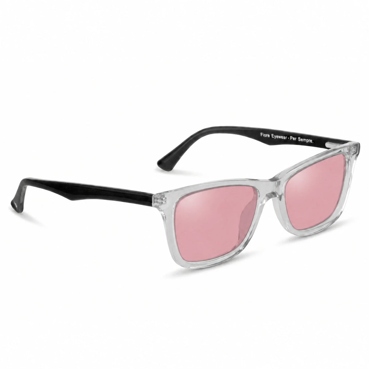 Fiore 5228 wayfarer-style sunglasses, clear bio-acetate frame · ReFramed, photo 14 of 36