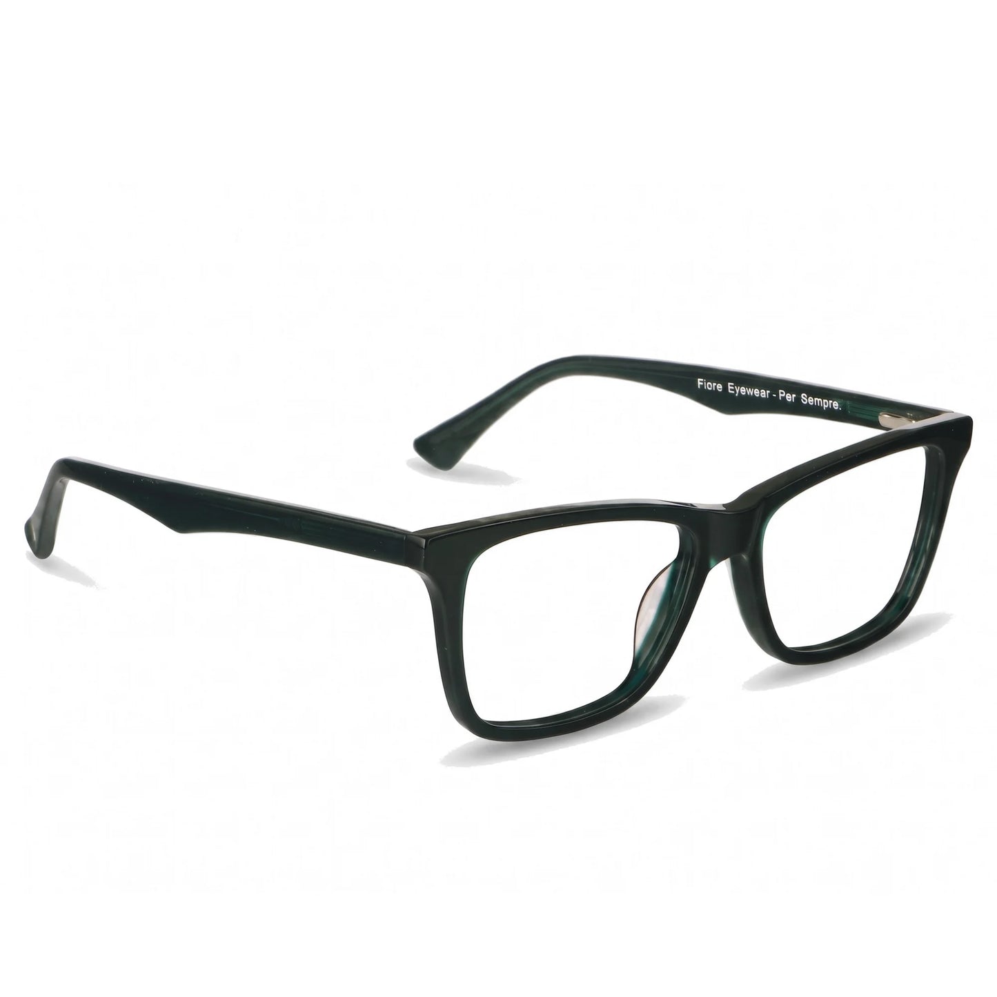 Fiore 5228 eyeglasses in green – three-quarter view