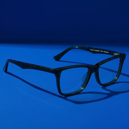 Fiore 5228 wayfarer acetate reading glasses, green frame · ReFramed, photo 57 of 100