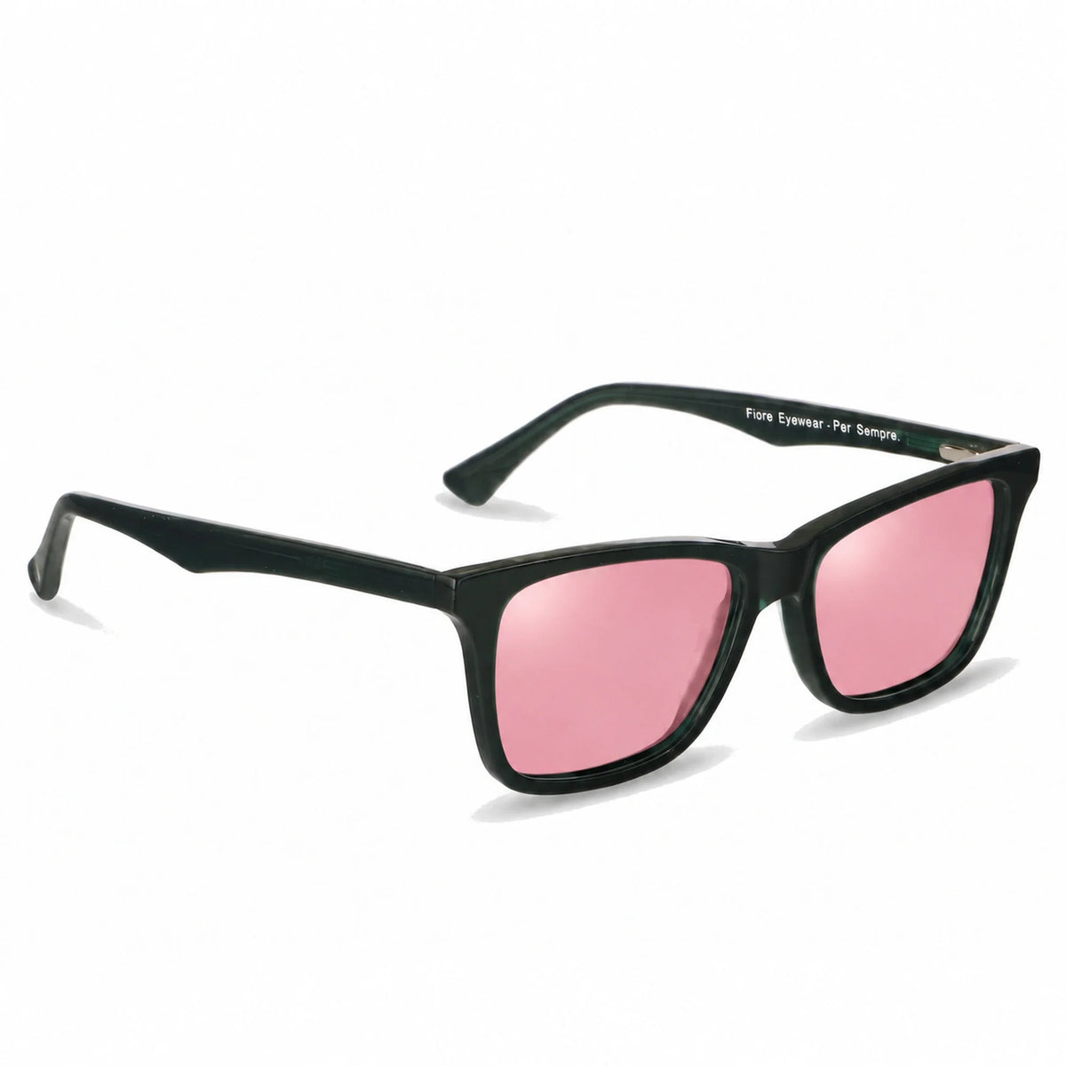 Fiore 5228 wayfarer-style sunglasses, green bio-acetate frame · ReFramed, photo 14 of 30