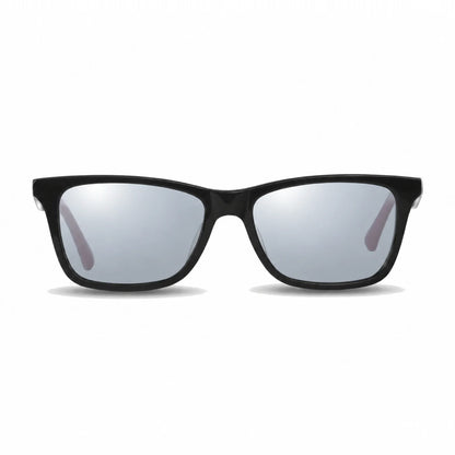 Fiore 5228 wayfarer-style sunglasses, black & red bio-acetate frame · ReFramed, photo 28 of 36