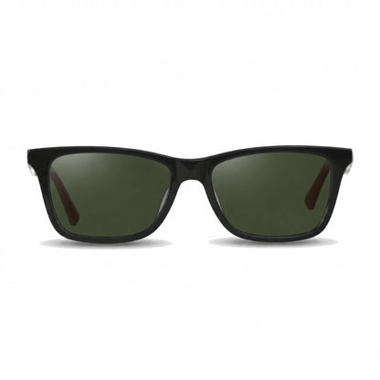 Fiore 5228 wayfarer-style sunglasses, black & red bio-acetate frame · ReFramed, photo 7 of 36