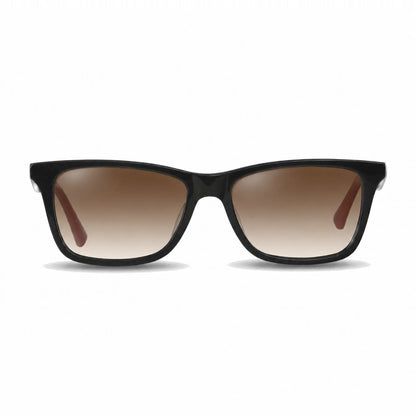 Fiore 5228 wayfarer-style sunglasses, black & red bio-acetate frame · ReFramed, photo 22 of 36