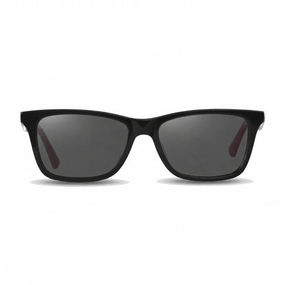 Fiore 5228 wayfarer-style sunglasses, black & red bio-acetate frame · ReFramed, photo 1 of 36