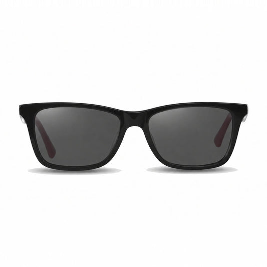 Fiore 5228 wayfarer-style sunglasses, black & red bio-acetate frame · ReFramed, photo 1 of 36