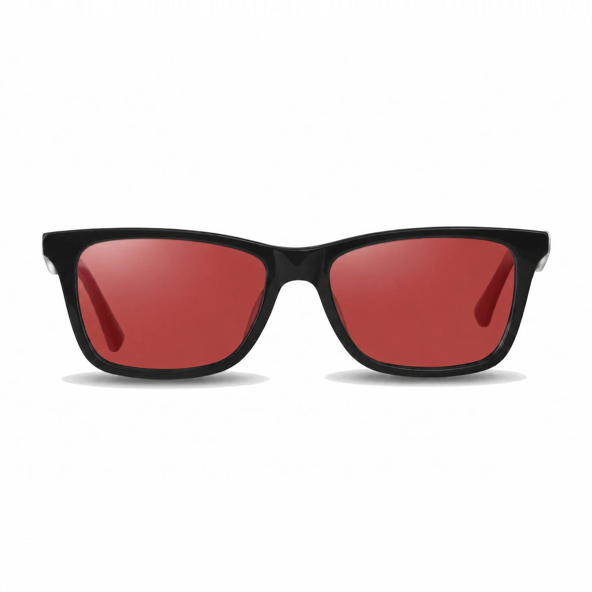 Fiore 5228 wayfarer-style sunglasses, black & red bio-acetate frame · ReFramed, photo 16 of 36