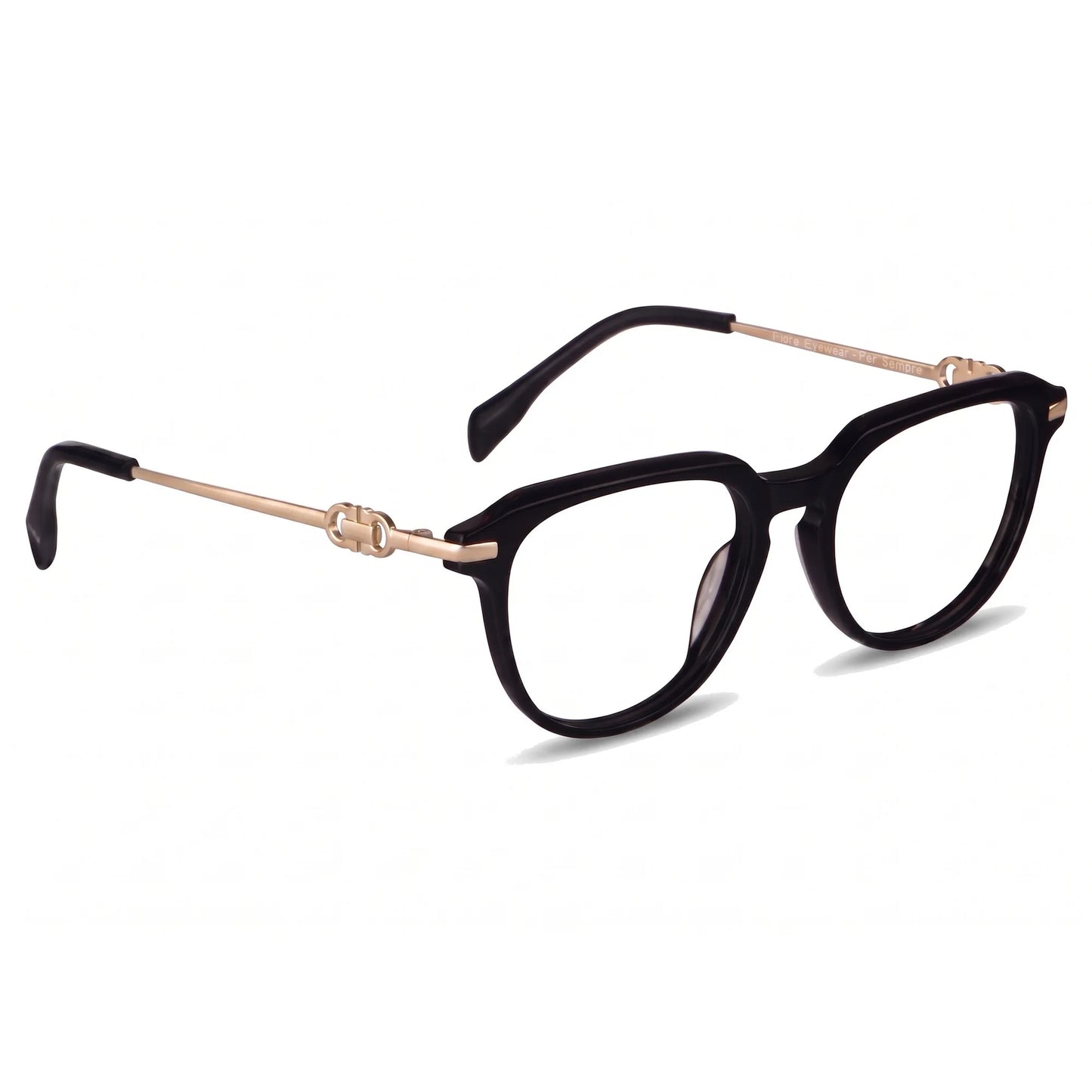 Fiore 5409 eyeglasses in black – three-quarter view