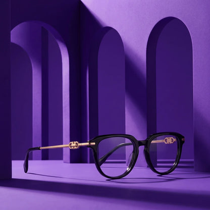 Fiore 5409 round acetate and metal reading glasses, black frame · ReFramed, photo 10 of 84