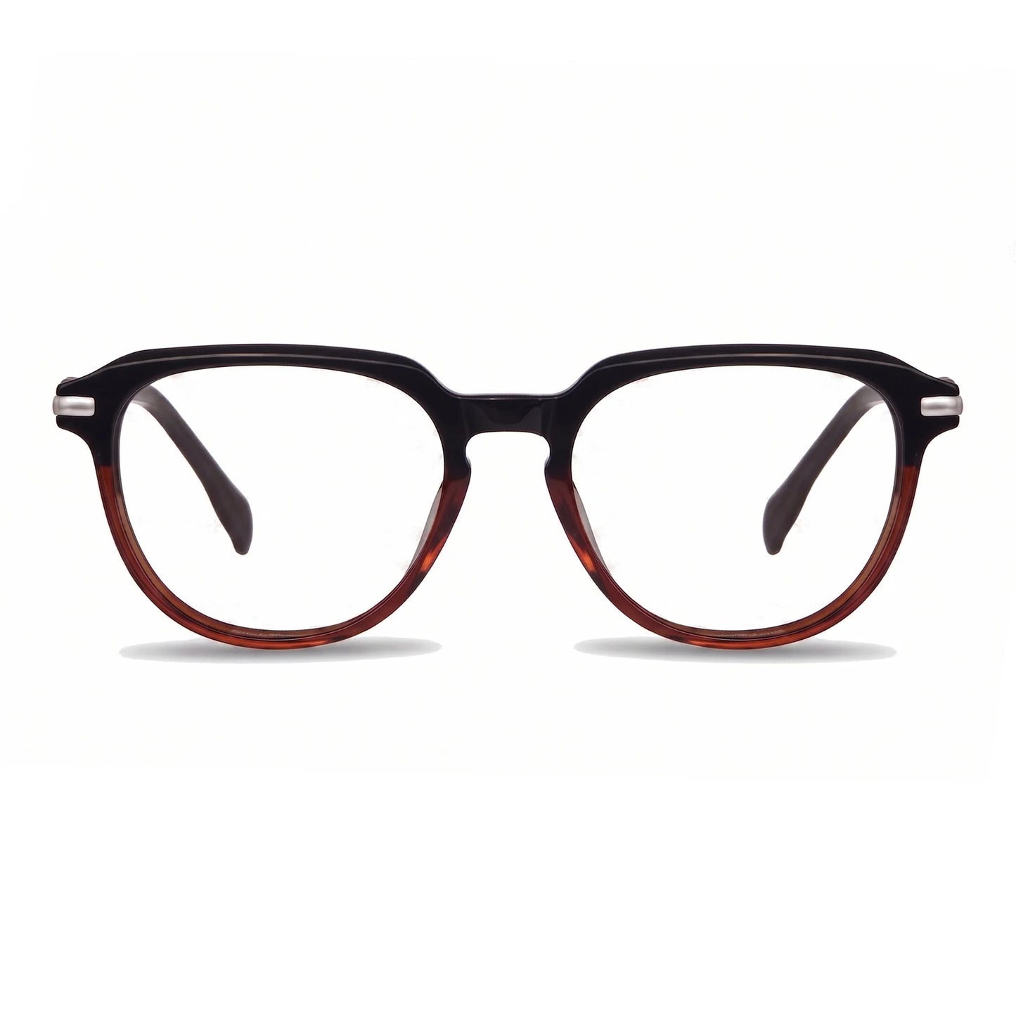 Fiore 5409 eyeglasses in black brown – front view