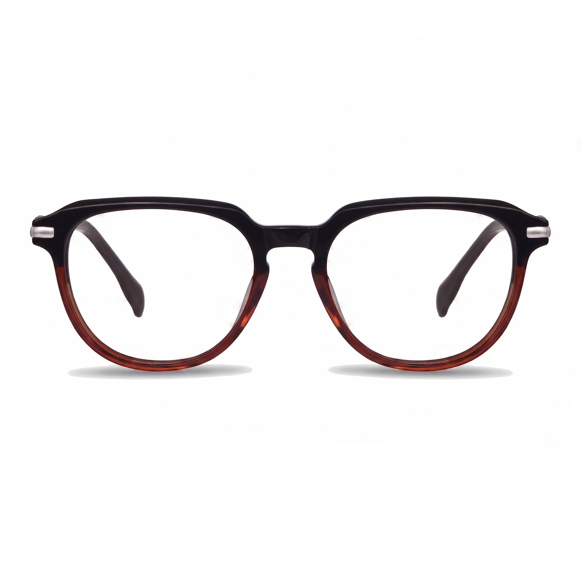 Fiore 5409 eyeglasses in black brown – front view