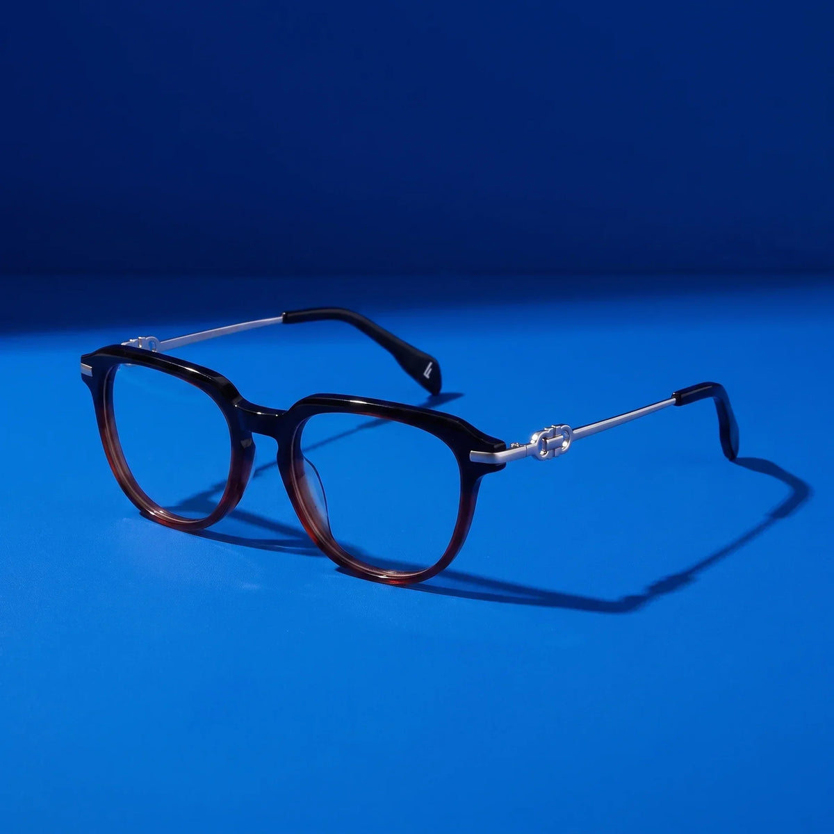 Fiore 5409 round acetate and metal reading glasses, black brown frame · ReFramed, photo 27 of 84