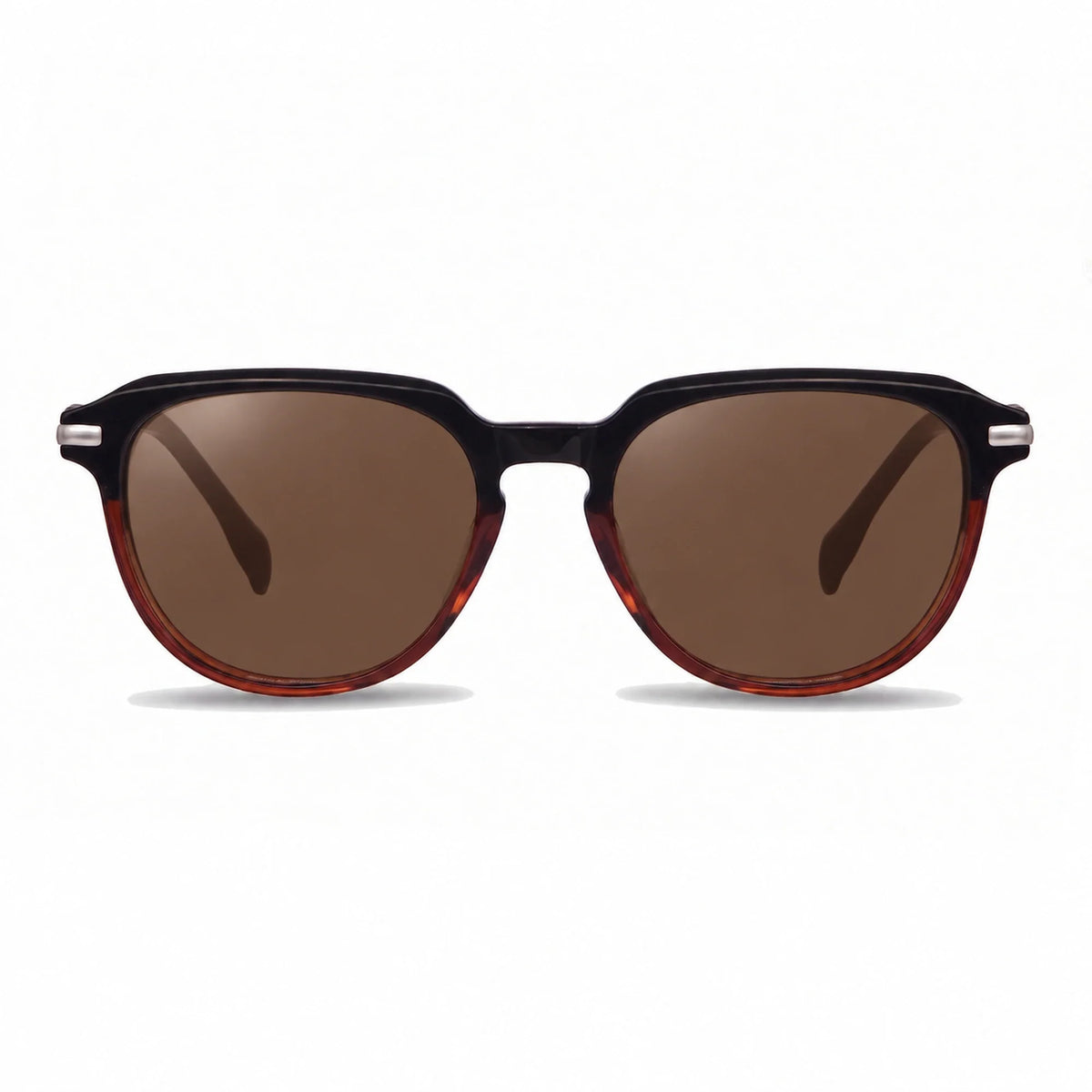Fiore 5409 round sunglasses, brown bio-acetate frame · ReFramed, photo 4 of 36 | Polarized UV400