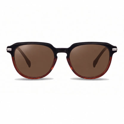 Fiore 5409 round sunglasses, brown bio-acetate frame · ReFramed, photo 4 of 36 | Polarized UV400