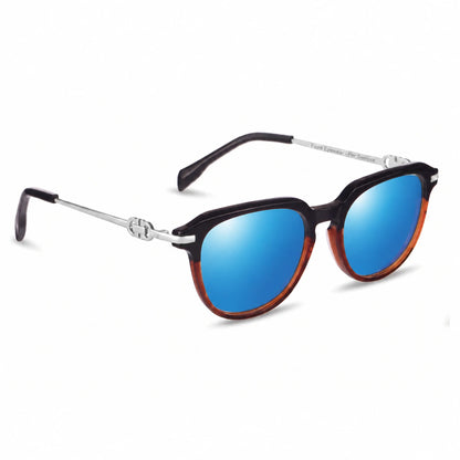 Fiore 5409 round sunglasses, brown bio-acetate frame · ReFramed, photo 26 of 36 | Polarized UV400
