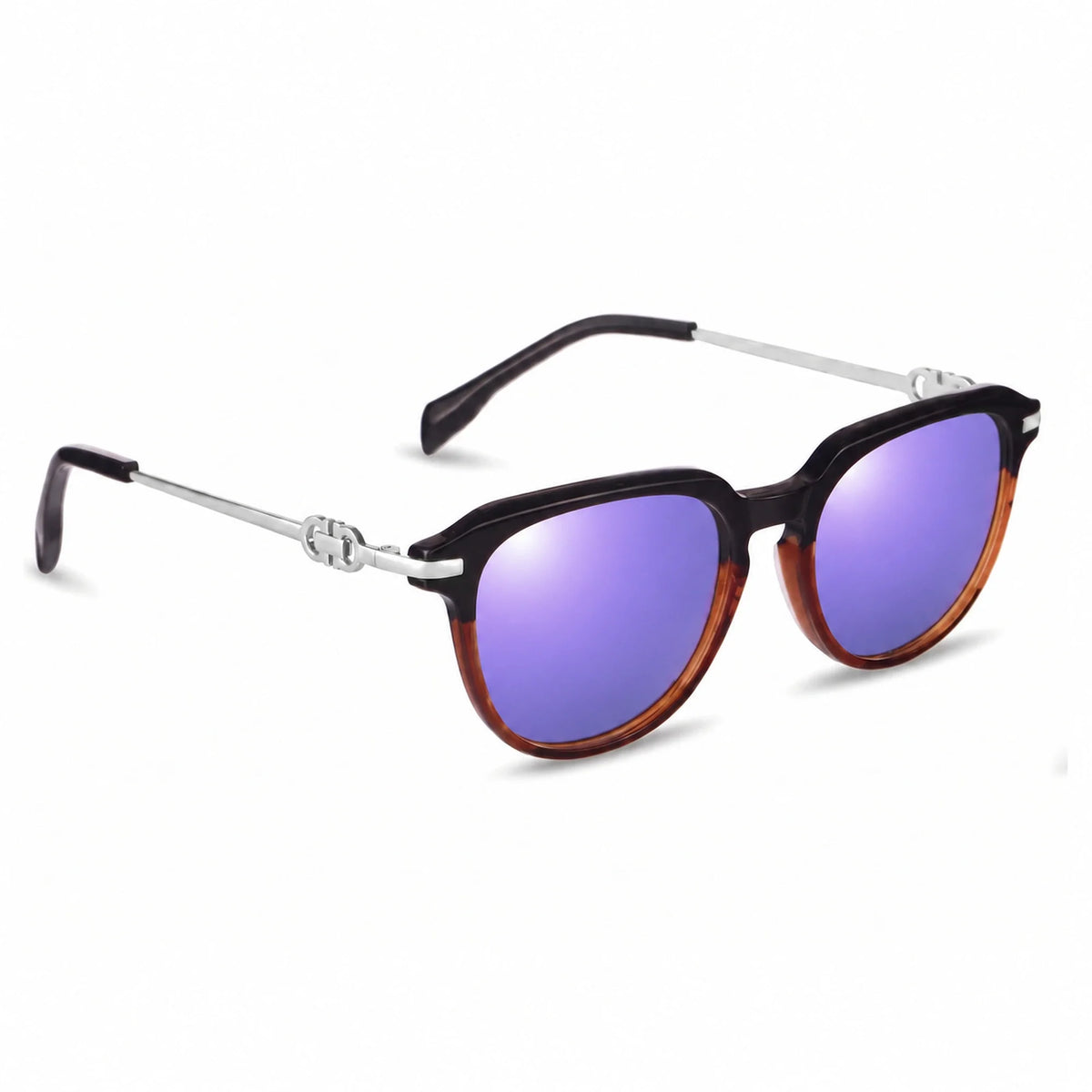 Fiore 5409 round sunglasses, brown bio-acetate frame · ReFramed, photo 35 of 36 | Polarized UV400