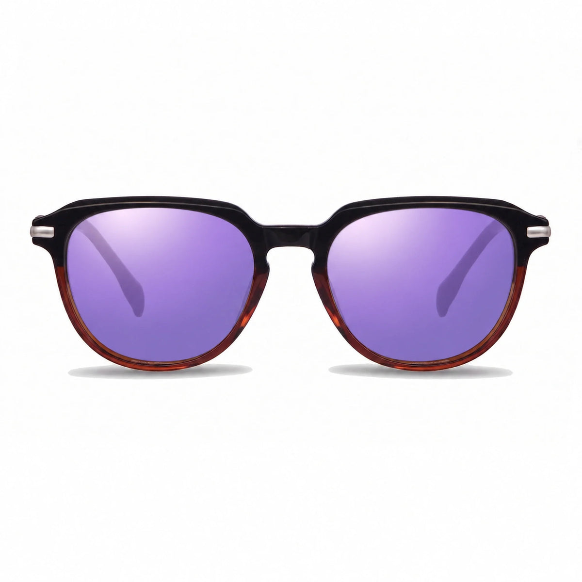 Fiore 5409 round sunglasses, brown bio-acetate frame · ReFramed, photo 34 of 36 | Polarized UV400