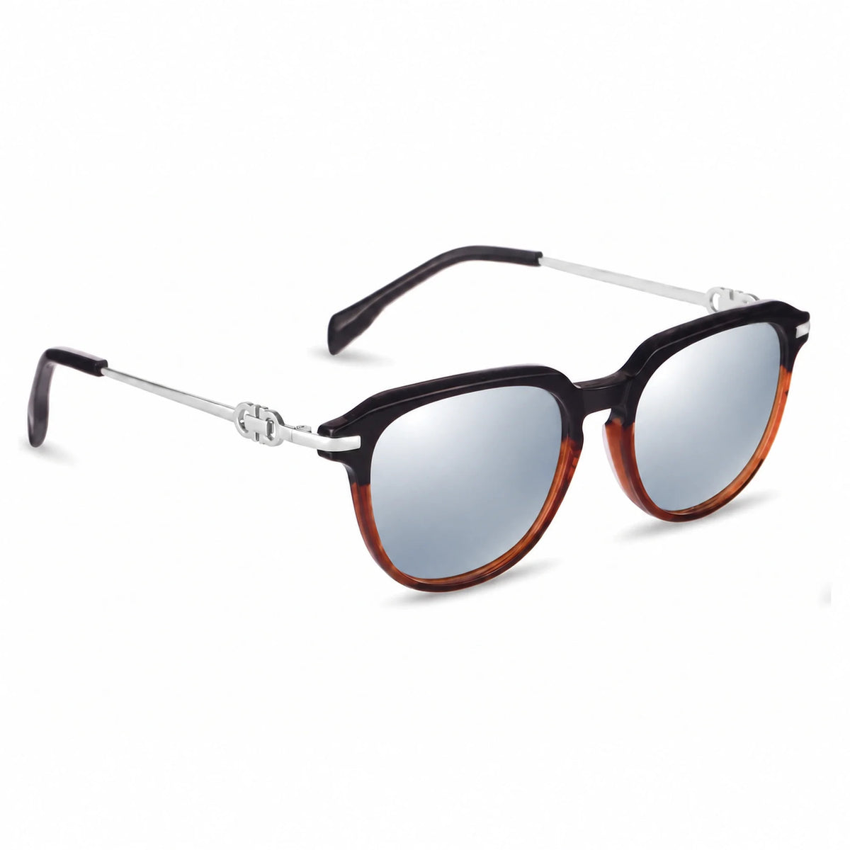 Fiore 5409 round sunglasses, brown bio-acetate frame · ReFramed, photo 29 of 36 | Polarized UV400