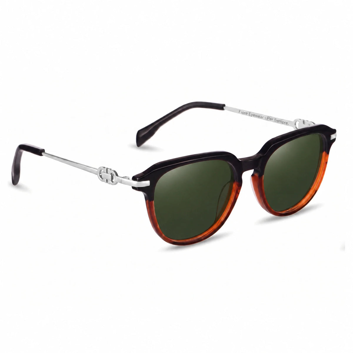 Fiore 5409 round sunglasses, brown bio-acetate frame · ReFramed, photo 8 of 36 | Polarized UV400