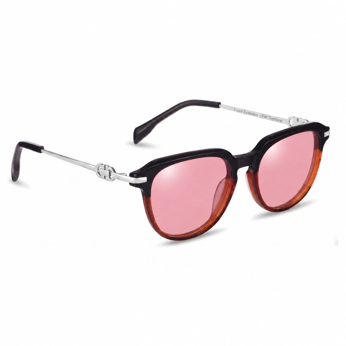 Fiore 5409 round sunglasses, brown bio-acetate frame · ReFramed, photo 14 of 36 | Polarized UV400