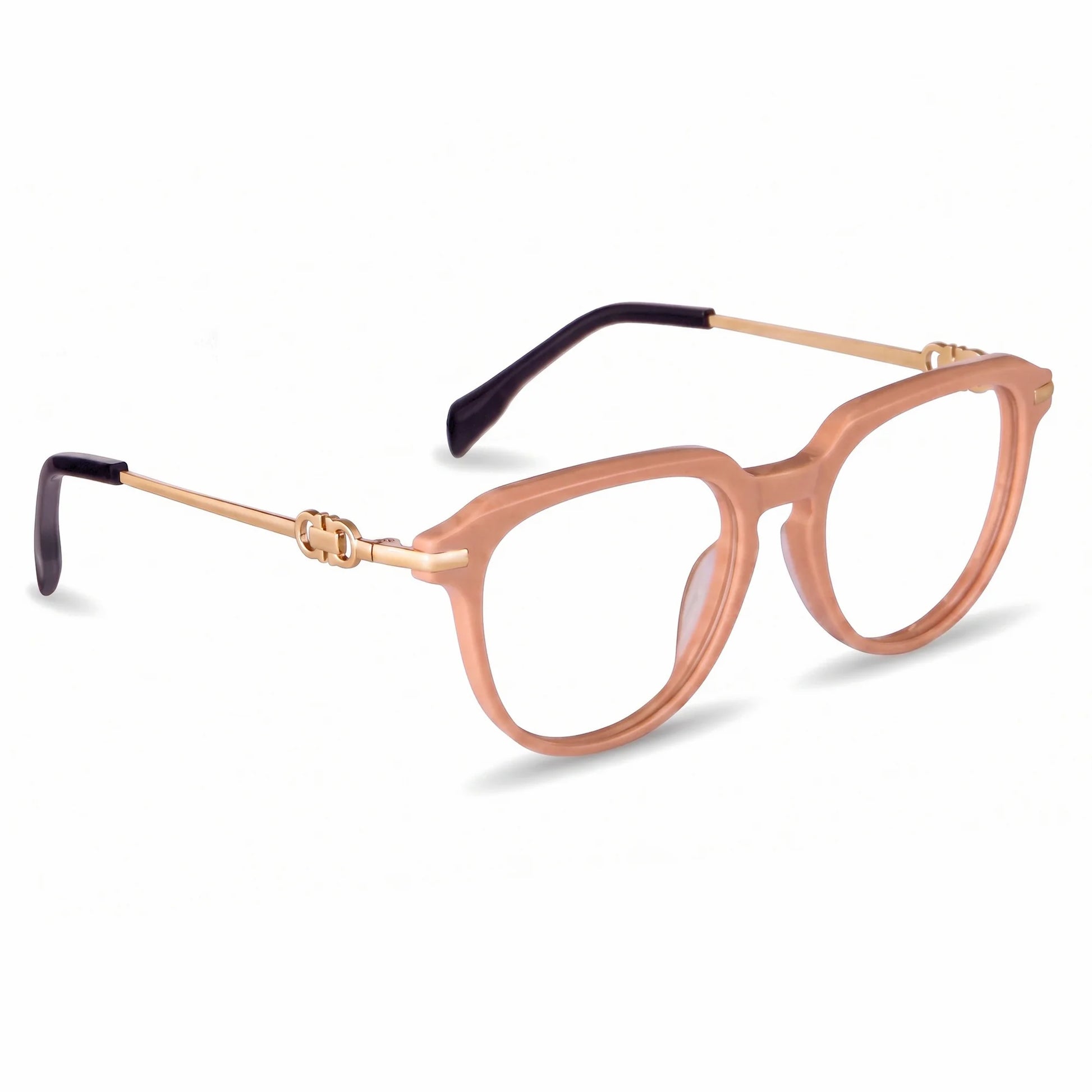 Fiore 5409 eyeglasses in milky white – three-quarter view