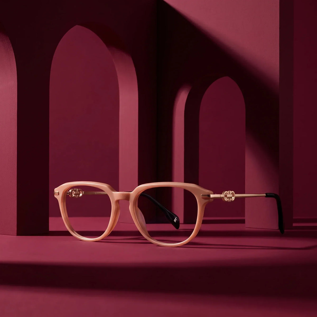 Fiore 5409 round acetate and metal reading glasses, milky white frame · ReFramed, photo 52 of 84
