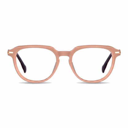 Fiore 5409 round acetate and metal reading glasses, milky white frame · ReFramed, photo 43 of 84