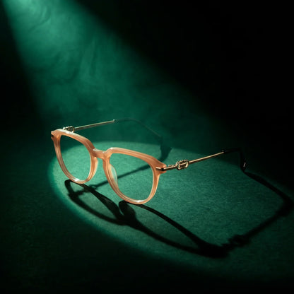 Fiore 5409 round acetate and metal reading glasses, milky white frame · ReFramed, photo 55 of 84