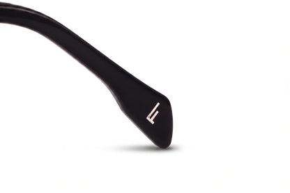 Fiore 5409 eyeglasses in milky white – temple logo detail