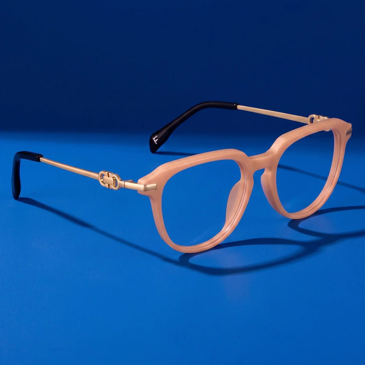 Fiore 5409 round acetate and metal reading glasses, milky white frame · ReFramed, photo 48 of 84