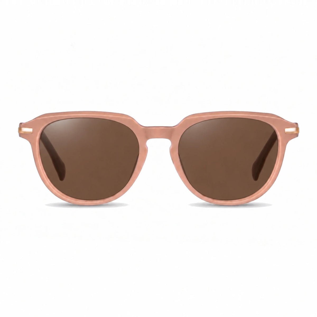 Fiore 5409 round sunglasses, pink bio-acetate frame · ReFramed, photo 4 of 36 | Polarized UV400